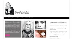 Desktop Screenshot of camillamakeup.com