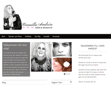 Tablet Screenshot of camillamakeup.com